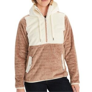 Marmot Half Zip-Up Brown and Cream Homestead Pullover Sz XL